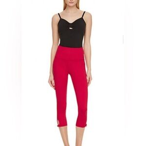 Beyond Yoga Kate Spade Bow Capri Leggings Sz Medium